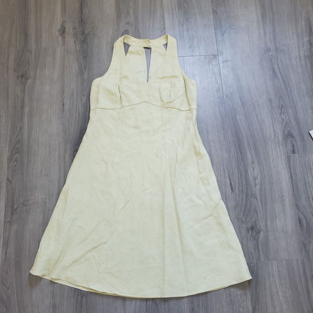 LOFT Yellow Midi Dress